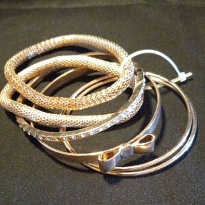 Elegant Gold Bangle Set